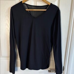 Lole Black Long Sleeve workout Blouse